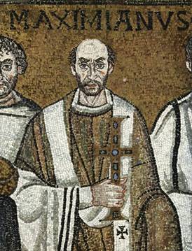 Bishop Maximian ca. 548       Basilica of San Vitale Ravenna